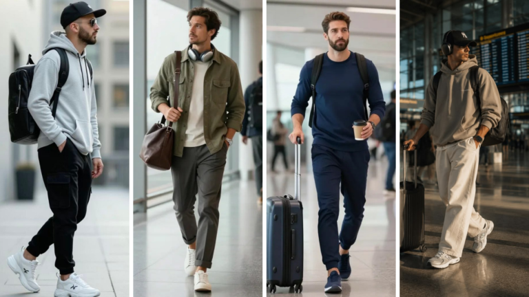 Travel Outfit Ideas for Men: Comfortable Airport Looks