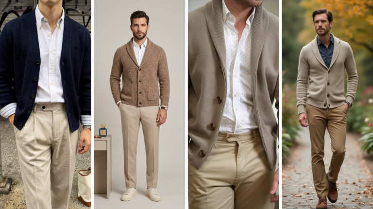 8 Cardigan-Over-Shirt Outfit Ideas for Men