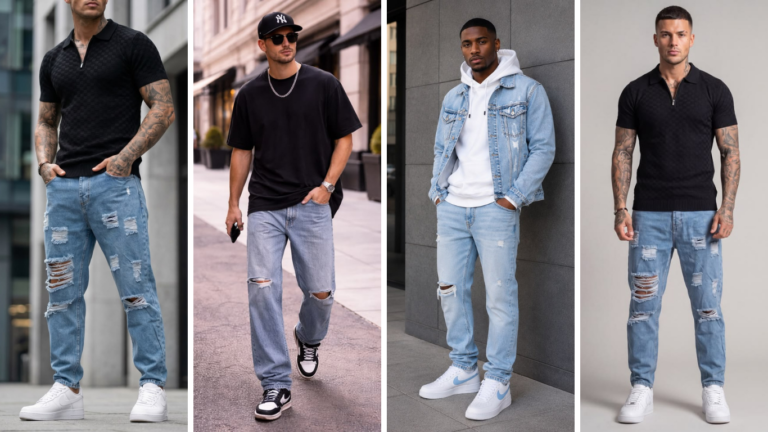 12 Ripped Jeans Outfit Ideas for Men