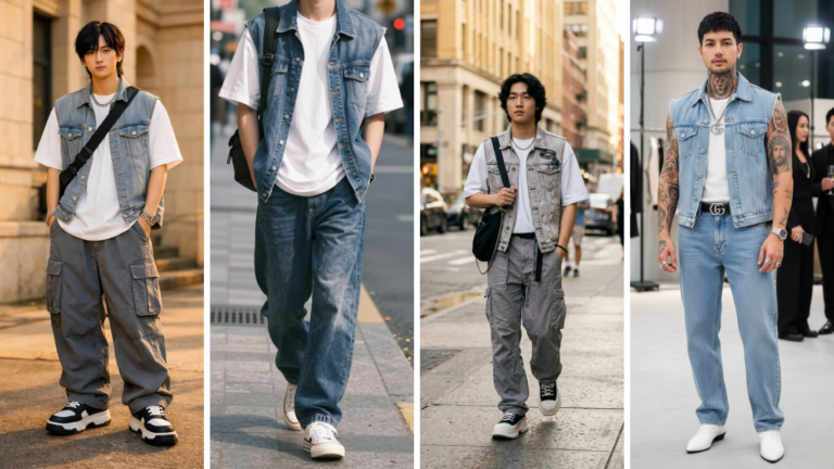 How to Style a Denim Vest: 15 Outfit Ideas for Men