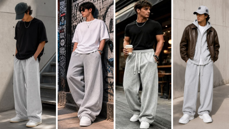20 Baggy Sweatpants Outfit Ideas for Men in 2026