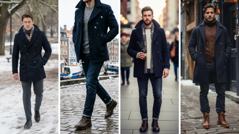 How to Style a Peacoat: 16 Outfit Ideas for Men