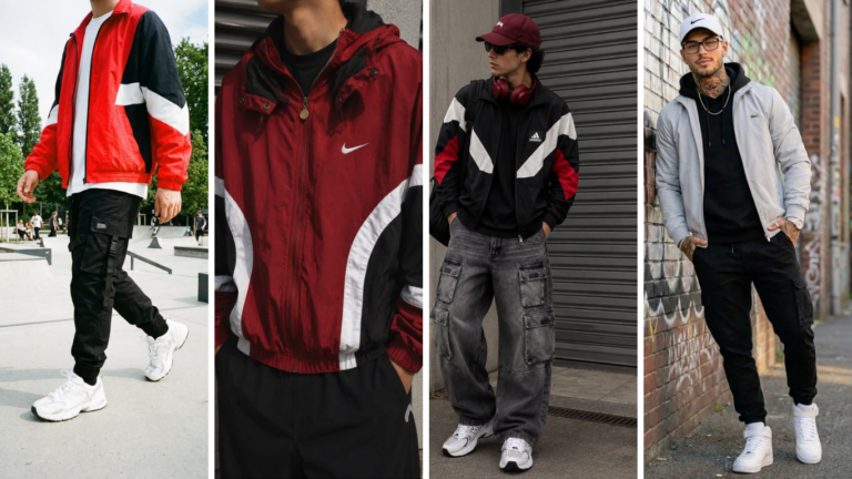 14 Windbreaker Outfit Ideas for Men (Casual, Sporty & Smart Looks)