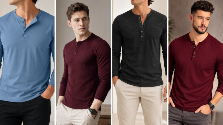 15 Henley Shirt Outfit Ideas for Men